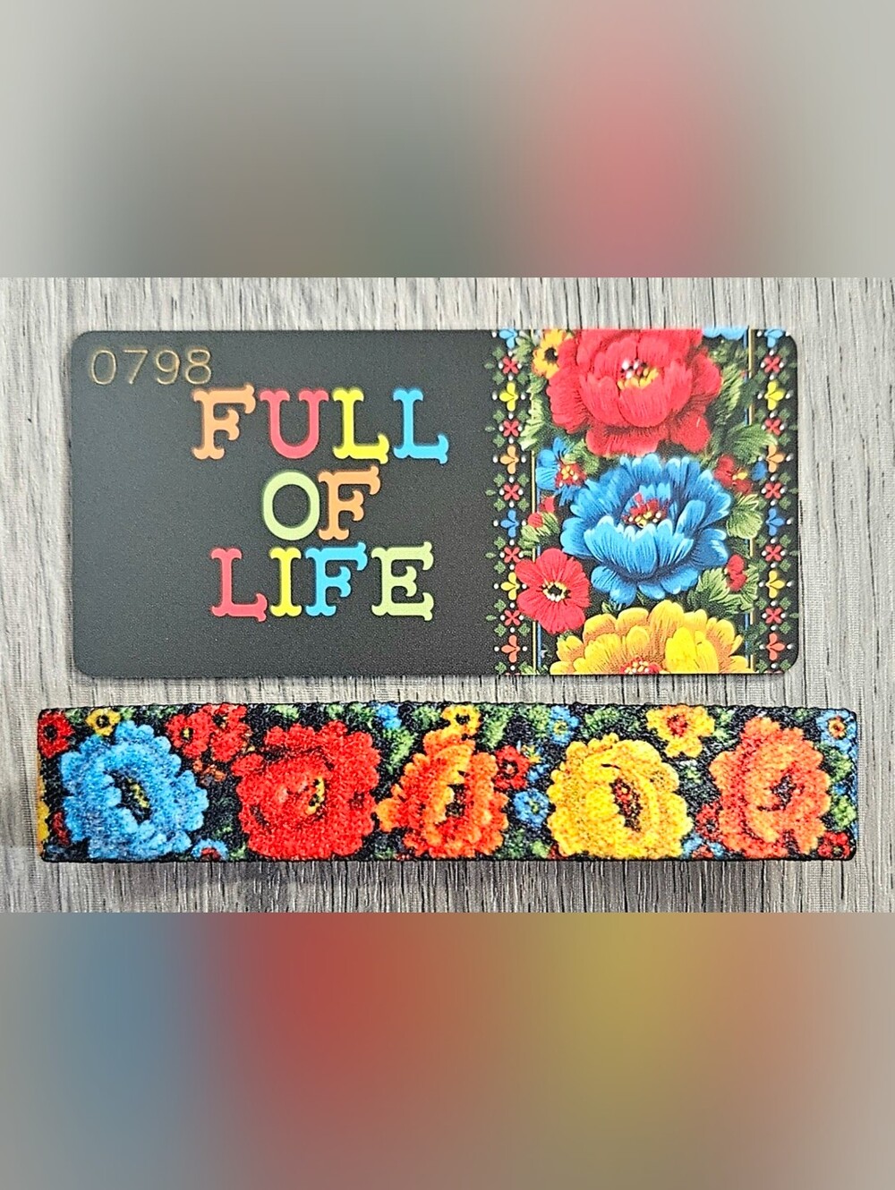 ZOX "FULL OF LIFE" #798 MED BLOG INTERACTIVE UNREDEEMED COLLECTIBLE WRISTBAND